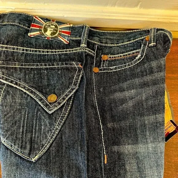 Monarchy Collection Premium Denim 32/34 straight Jeans Men Blue, NWT